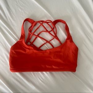 Lululemon Free to Be Wild Bra Orange